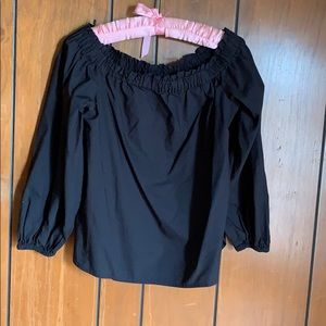 Black Off the Shoulder Blouse